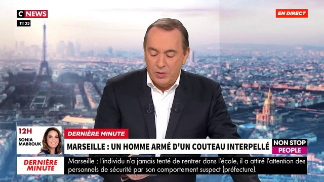 Un homme armé d’un couteau interpellé à Marseille - Bruno Benjamin, Président du CRIF Marseille Provence en direct dans morandini live