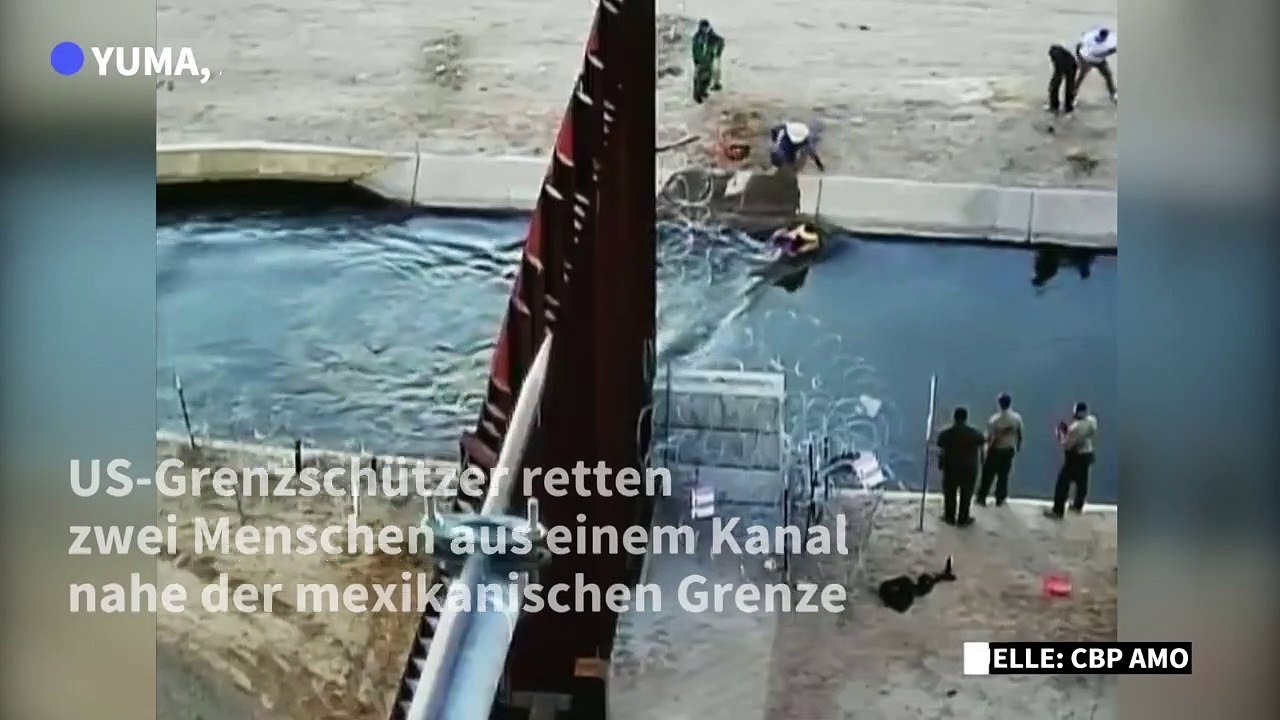 US-Grenzschützer retten Vater und Sohn aus Kanal