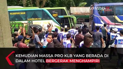 Pendukung dan Penolak KLB Demokrat di Sumut Bentrok!