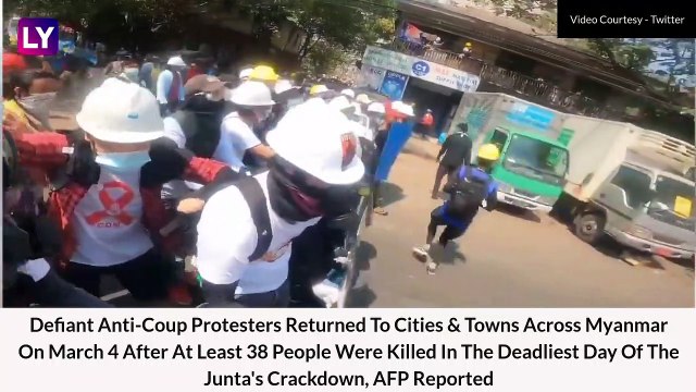 Myanmar Coup: Junta Resorts To Killing Protesters, At Least 38 Dead; Protesters Return To Streets Of Yangon, Mandalay