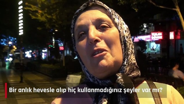 Bir anlık hevesle alıp hiç kullanmadığınız şeyler var mı?