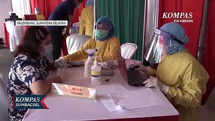 Vaksin Covid-19 Harapan Pedagang Pasar Cinde Palembang