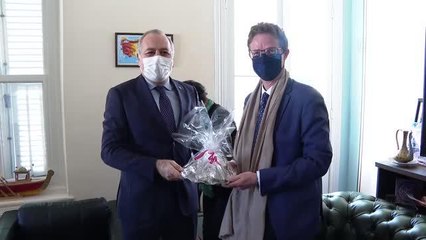 AB Türkiye Delegasyonu Başkanı Meyer-Landrut Büyükada'yı ziyaret etti