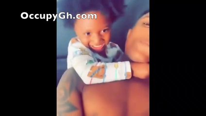 Wizkid Cries For Help As His Son, Zion Fights With Him (VIDEO)