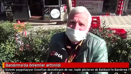 Bandırma'da önlemler arttırıldı