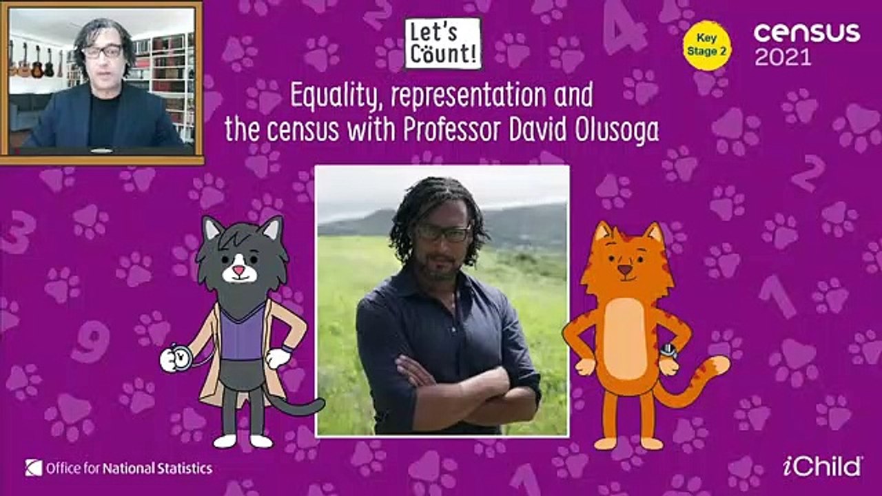 Professor David Olusoga’s Live Lesson on Equality, representation and the census