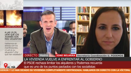 Ione Belarra: "Sería inconcebible que un socio de gobierno se planteara inclumplir un acuerdo "