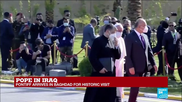 'Pilgrim of peace' Pope Francis lands in war-scarred Iraq to rally Christians