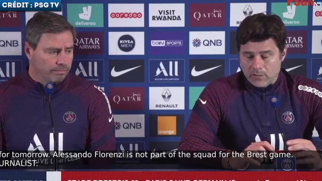 Pochettino : Nous verrons dans les prochains jours si Neymar sera dans le groupe contre Barcelone