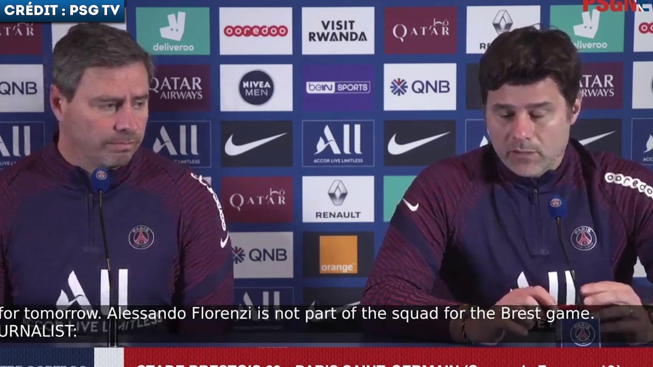 Pochettino : "Nous verrons dans les prochains jours si Neymar sera dans le groupe contre Barcelone"