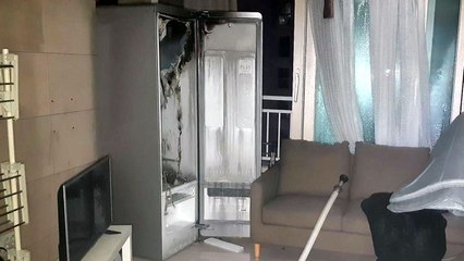 의류 관리기에서 불...화재경보에 주민 60여 명 대피 / YTN