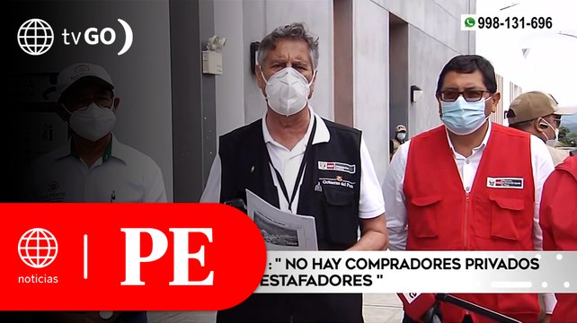 Sagasti: No hay compradores privados de vacunas, sino estafadores | Primera Edición