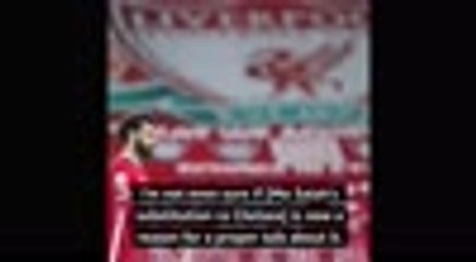 Video herunterladen: Salah in 'good mood' as Klopp shrugs off rift rumours