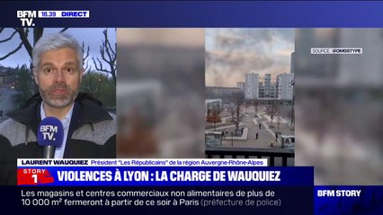 Laurent Wauquiez sur les violences à Lyon: "C'est révélateur d'une situation d'insécurité qui se dégrade"