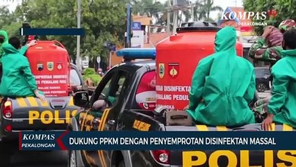 Dukung PPKM dengan Penyemprotan Disinfektan Massal