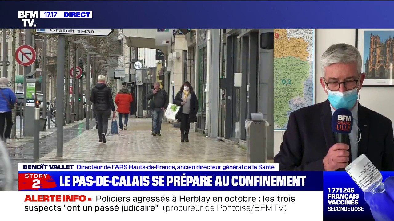 Covid-19: selon le directeur de l'ARS Hauts-de-France, "il y a une situation de gravité dans le Pas-de-Calais qui explique ce confinement"