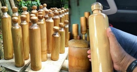 Des bouteilles en bambou en guise d'alternative au plastique, voici la solution écolo d'une petite ville indienne