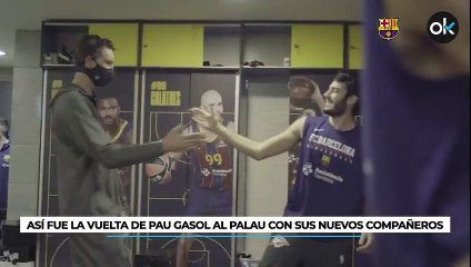 Así fue la vuelta de Pau Gasol al Palau con sus nuevos compañeros
