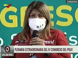 Vicepdta. de Finanzas y Logística del PSUV Yelitze Santaella:  En esta plenaria revisamos la reestructuración organizativa del PSUV rumbo a las elecciones de gobernadores y alcaldes