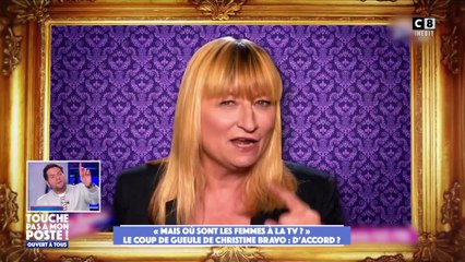 Christine Bravo pousse un coup de gueule contre le manque de femmes à la télévision
