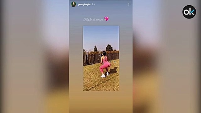 El sugerente entrenamiento de glúteos de Georgina Rodríguez