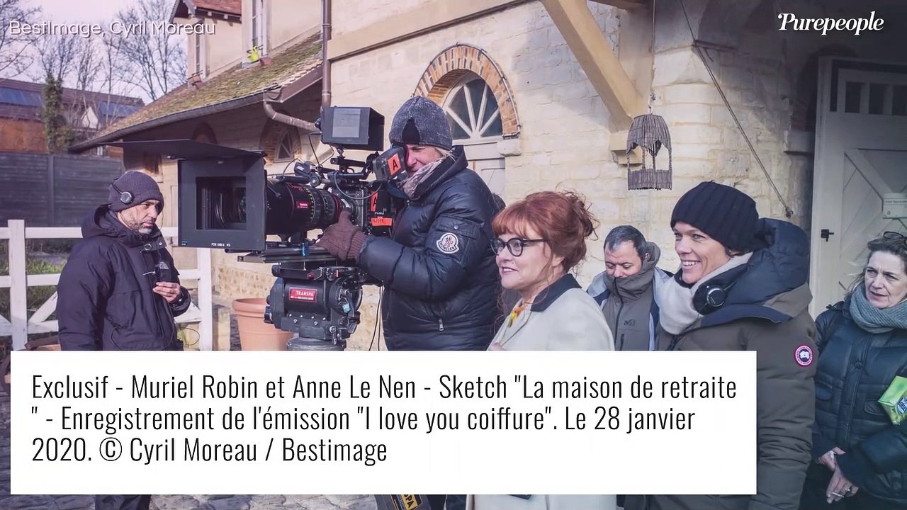 Muriel Robin : Son épouse, Anne Le Nen, obligée de la remplacer au pied levé aux Trophées du Film Français