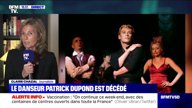 La passion de Billy Elliot dès le plus jeune âge, c'était la passion de Patrick Dupond , Claire Chazal rend hommage à Patrick Dupond sur BFMTV