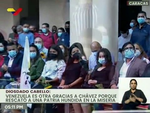 Diosdado Cabello: Los patriotas convirtámonos en predicadores de la obra de Hugo Chávez