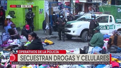 Operativos en el barrio Chino en La Paz