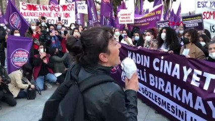 BEŞİKTAŞ İSKELESİ ÖNÜNDE KADINA ŞİDDET EYLEMİ