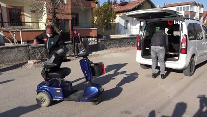 Belediye Başkanı Dinçer’den engelli vatandaşa akülü araç sürprizi