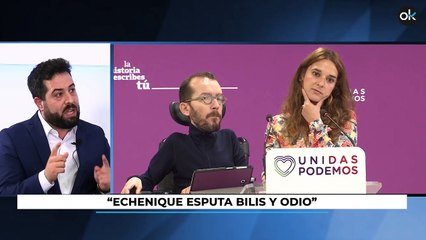 Fran Carrillo (Cs): "Echenique sólo esputa bilis y odio por la boca y es un peligro para la libertad"