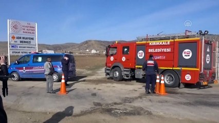 KIRIKKALE - Gaz tankında çıkan yangın söndürüldü