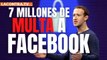 7 millones de euros de multa ha impuesto Italia a Facebook por el uso indebido de datos de sus usuarios