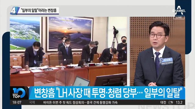 “직원 일부의 일탈”이라는 변창흠