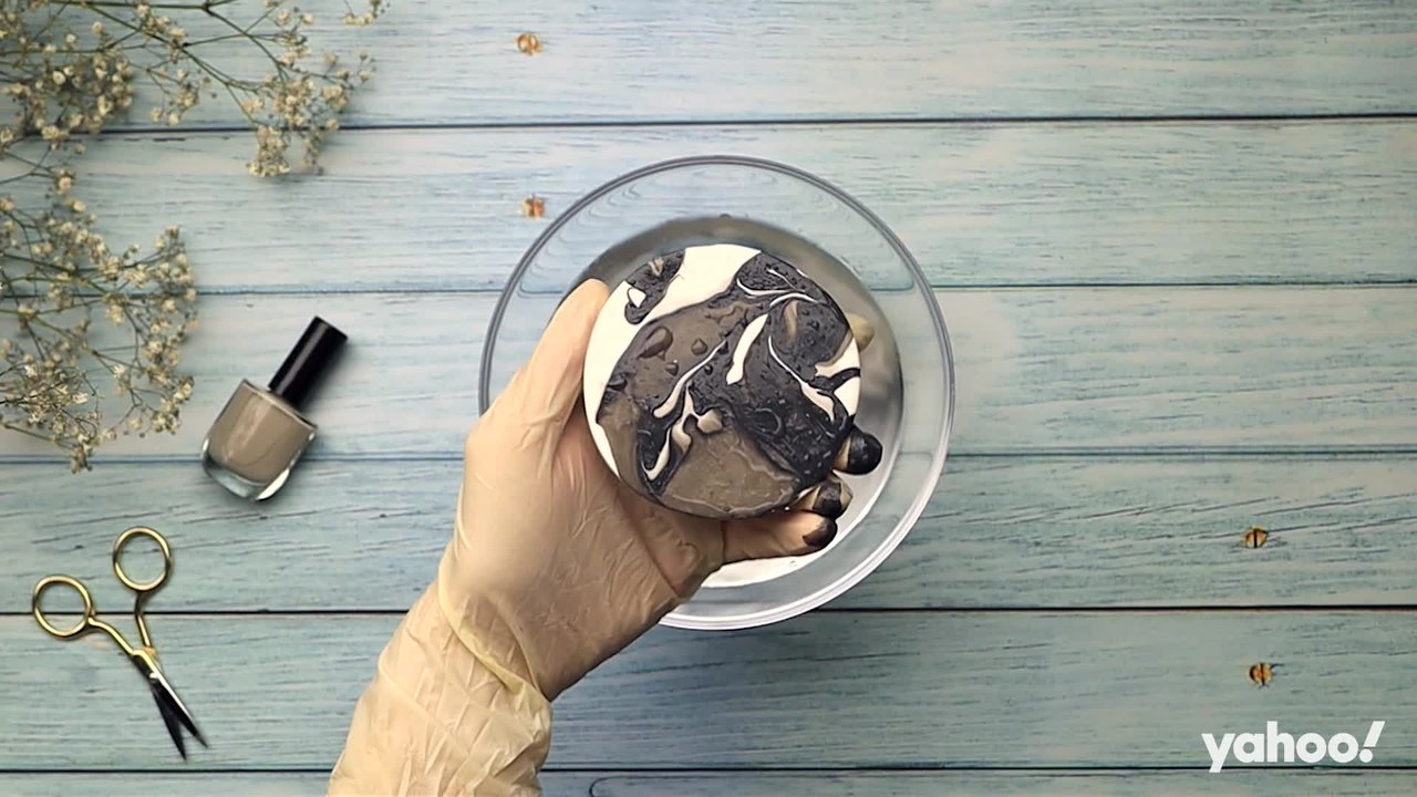 DIY Schicke Untersetzer aus Fake-Mamor