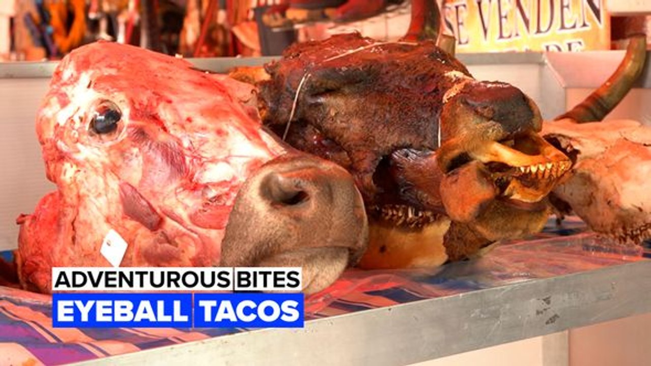 Adventurous bites: Eyeball taco