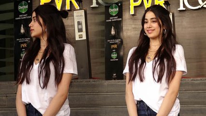 Jhanvi Kapoor Spotted at PVR Icon to Promote her Upcoming Film Roohi |FilmiBeat