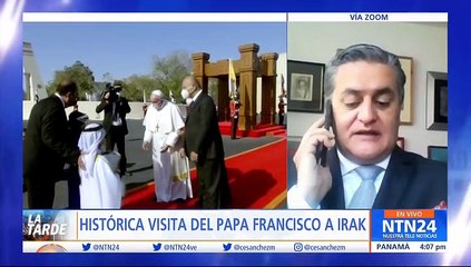 El papa Francisco llegó a Irak