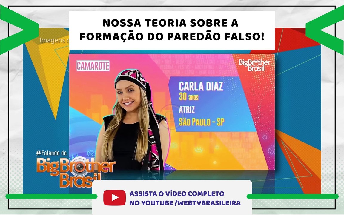 BBB21: NOSSA TEORIA SOBRE A FORMAÇÃO DO PAREDÃO FALSO!