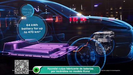 Hyundai culpa fabricante de baterias por incêndios no modelo Kona
