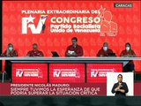 Presidente Nicolás Maduro conmemora el 8° Aniversario de la Siembra del Comandante Chávez en la Plenaria Extraordinaria del IV Congreso del PSUV
