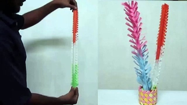 Indian Paper Art Instructions For Beginners (Part - 3) | Paper Art and Craft for School