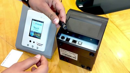 Bio Face Reader with Thermal Printer _ Canteen Management _ Star Link