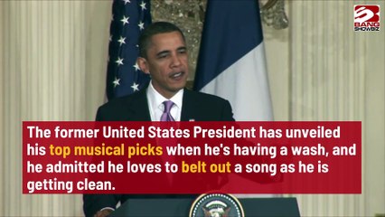 Barack Obama shares shower playlist