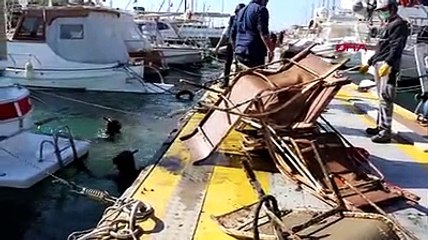 Bodrum'da denizin dibinden çıkanlar şaşırttı