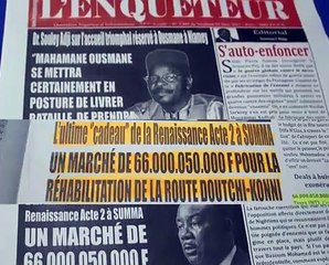 Revue Presse Labari 05 Mars 2021
