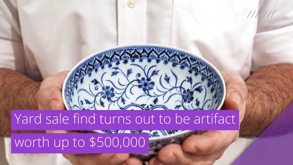 Yard sale find turns out to be artifact worth up to $500,000, and other top stories in strange news from March 06, 2021.