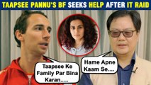 Taapsee Pannu's BF Mathias Boe Reacts On IT Raids, Asks For Help | Gets Befitting Reply