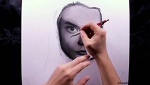 After Watching The Queen's Gambit, I decided to Draw Anya Taylor-Joy (Beth Harmon) _ 4K Time Lapse